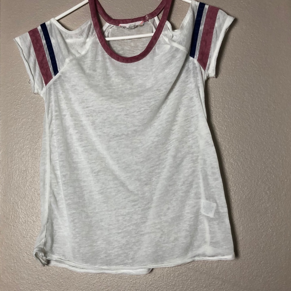 Pink Rose Girls 3/4 sleeve shirt